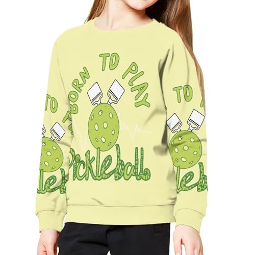 Hawapod Crewneck Sweatshirt For Boys Teens Kids Game Day Long Sleeve Pullover Sport Ball Graphic Crewneck Sweatshirt4