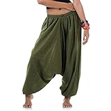 sarouelhose kinder Einheitsgröße: ideal für Standartgrößen: 36 / 38 / 40 / 42 (Bundumfang: mit Gummibund : dehnbar bis max. 100 cm, Hüfte: bis max. 130 cm, Länge: ca. 95 cm)