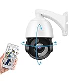 Visión nocturna infrarroja --- Configuración de 4 lámparas infrarrojas de matriz de puntos de alto rendimiento, 4 luces láser, distancia de visión nocturna de hasta 120 metros, puede ver todo claramente por la noche.