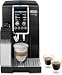 De'Longhi Dinamica Plus ECAM382.70.B, Kaffeevollautomat für Kaffeebohnen, Cappuccino-Maschine mit LatteCrema Hot, Espresso-Maschine mit 18 Rezepten, 3,5" TFT-Display, Schwarz mit DLSC 500 Entkalker
