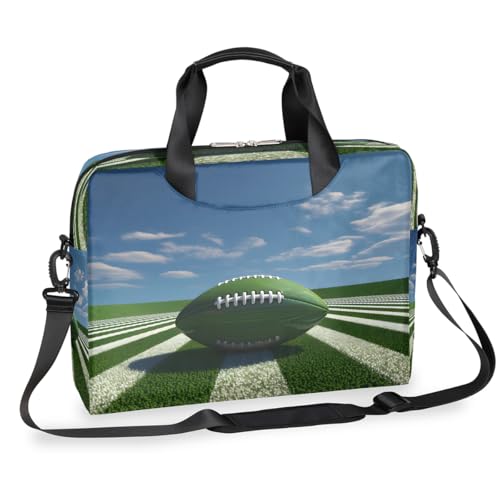 Maletín para portátil 15.6-16" verde pintura fútbol americano miniatura 1