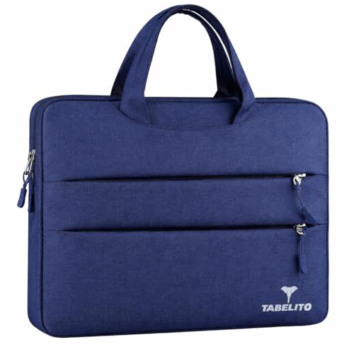 Image of Tabelito Basic Laptop Bag Sleeve Case Cover Pouch for 13 Inch Laptop Apple /Dell /Lenovo /Asus /Hp /Samsung /Mi /MacBook /Ultrabook /Thinkpad /Ideapad /Surfacepro (Blue)