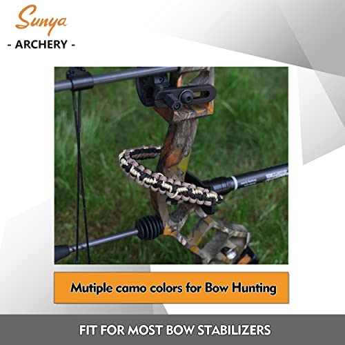 SUNYA Archery Bow Wrist Sling, 550 Paracord Strap