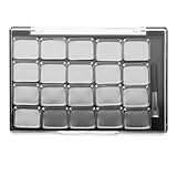 Ipetboom 1Satz DIY Magnetische Lidschattenpalette mit Fächern Kosmetikschale für Lidschatten und Lippenbalsam für Reisen und Make