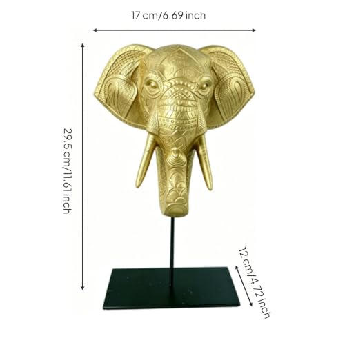 Statue d'éléphant dorée, le cadeau idéal pour collectionneurs