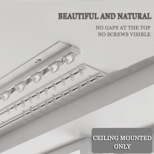 Tringle à rideaux double plafond pour résoudre le manque d'espace - 5