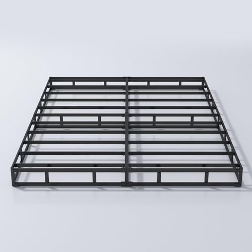 Aldrich 5 Inch Heavy Duty Metal Box Spring Mattress Foundation 3000Lbs Max Weight Capacity/Non-Slip/No Noise/Easy Assembly/Easy Clean Cover,Queen thumb #1