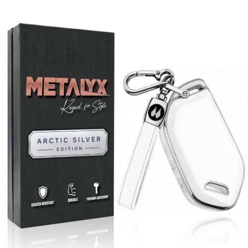 Image of Metalyx Key Fob Cover for Kia Seltos 2026 Facelift (HTK, HTK(O), HTX, HTX(A), GTX, GTX(A)) | Soft TPU | Anti-Scratch | Strong Signal | Stylish Case with Lanyard
