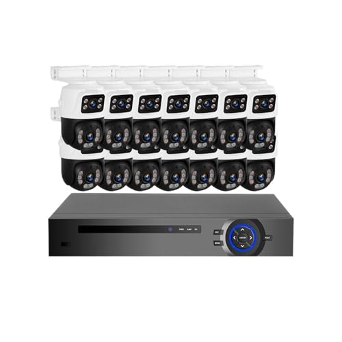 3K 6MP tHD 16CH POE NVR ĎJVXe fAY PTZ WIFI IP z[ZLeB rfI H.265 CCTV(4T,16CH and 14PCS 6MP)
