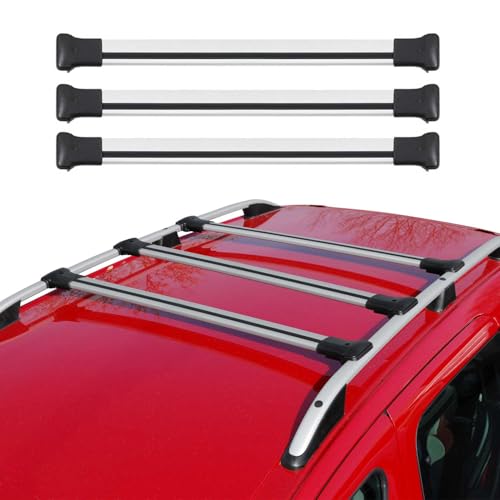 Barres de Toit transversales pour Ford Transit 2014-2025 Aluminium Gris 3X