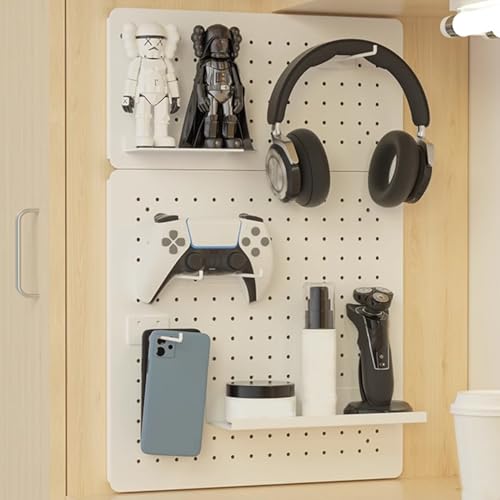 Panneau perforé mural et kit d'organisation pour cuisine et garage - 3