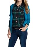  edc by ESPRIT Damen Strickjacke 113CC1I004, Gr. 38 (M), Türkis (442 OCEAN AQUA)