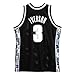 Allen Iverson Georgetown Hoyas 1995-96 College Vault Swingman Black Alternate Jersey (US, Alpha, XX-Large, Regular, Regular, Black)