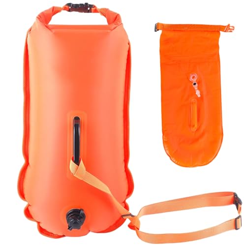Bouée de natation de sécurité 50 L haute visibilité avec sac nylon étanche