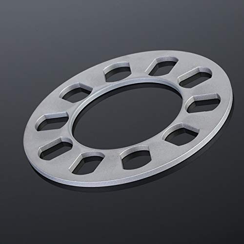 Sangmei Adaptador de espaçador de roda universal 5 orifício 5 mm Adaptador de roda de alumínio 5 ter
