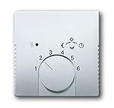 Busch-Jaeger 1795-866 Plaque de recouvrement, thermostats 1095 U, 1096 U, acier inoxydable, pur