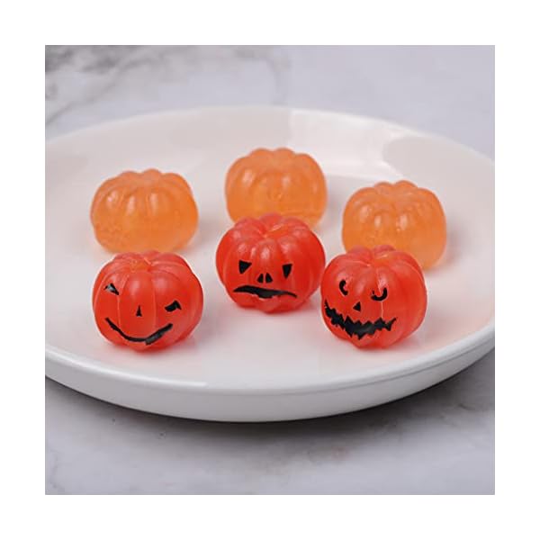 JIUYECAO Kreative Halloween-Emoji-Kürbis-Kerzenform – Böse 3D-Kürbis-Silikonform für Halloween, Thanksgiving, DIY… – Bild 5