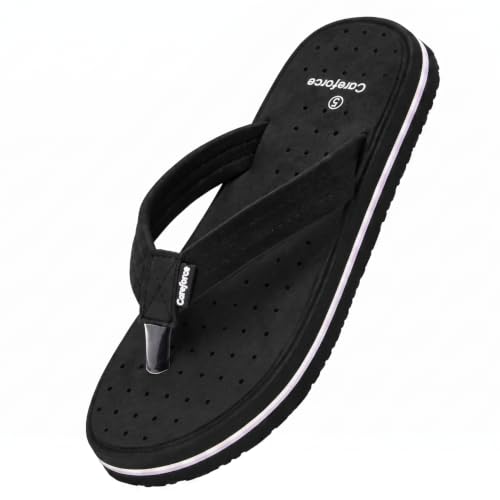 Image of Careforce Flip Flops for Women Daily Use, EVA Cushioned Anti-Slip Sliders & Flip Flops Arch Support Chappal for Daily Comfort & All-Day Footwear for Women, Softstep