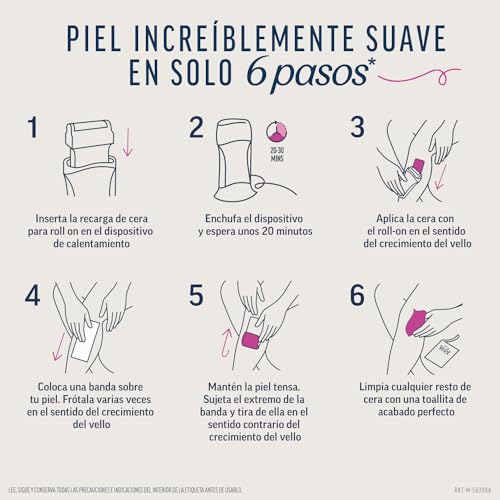 Veet Calentador de Cera, Roll-on cera, 1 Unidad (Paquete de 1) - imagen 4