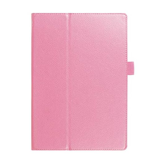 Fodral till Lenovo Tab 4 10 Plus TB-X704N TB-X704F TB-X704L vikbart stativ fodral PU-fodral för Lenovo TAB4 10 Plus surfplattefodral – rosa