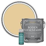 Rust-Oleum strapazierfähige, abwaschbare Bodenfliesenfarbe in beige Matt Finish - Sandsturm 2,5 Litres