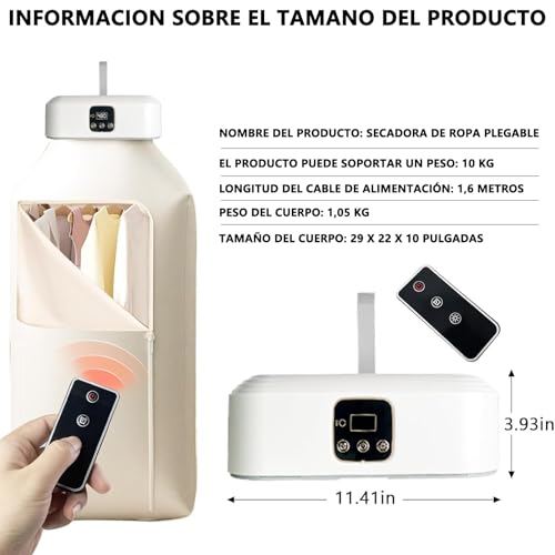 Lista de Secadoras de ropa AMONIDA que puedes comprar esta semana. 23 Secadoras de ropa AMONIDA marca QEWDAEQ (2)