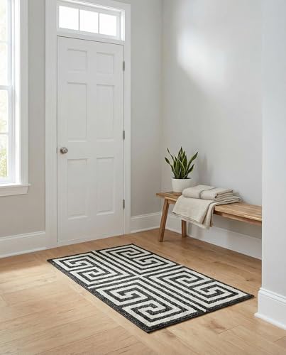 Tapete Rugs.com Hera Collection 2x3 Negro Media Pile