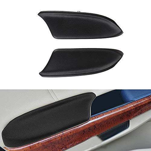 Lujuntec Front Door Panels Armrest Fits 2008-2012 For Honda For Accord Door Armrest Black(2Pcs) #TOP1