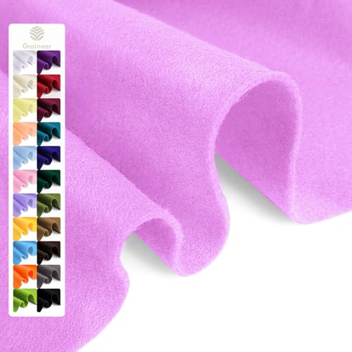 Image of Amethyst Soft Felt Sheet, 36 inch x 36 inch, 1.6mm Thick Acrylic Felt Fabric
