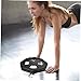INOOMP Abdominal Training Sliding Discs Fitness Slider for Women Home Use Abdominal Wheel Random Color