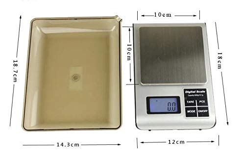 Waga elektroniczna, Wagi cyfrowe, 3000 g x 0,1 g Cyfrowa waga kuchenna Przenośna waga kieszonkowa 3 kg 0,1 Precyzyjna złota biżuteria Waga elektroniczna Gram Dokładny pomiar
