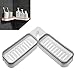 Produktbild KFGJ Bathroom Corner Shelf No Drill, Badezimmereckregale Ohne Bohren, Bathroom Shower Caddy, Wall Corner Shelf Organiser with Hook Suction Function, 180 Degree Rotating