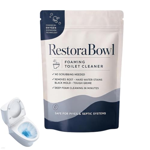 Coolord Restorabowl Foaming Cleaning Powder Fresh Scent Toilet Cleaning Foam Fast Dissolving Foaming Toilet Bowl Cleaner for Daily Freshness Easy Flush 300g (1)