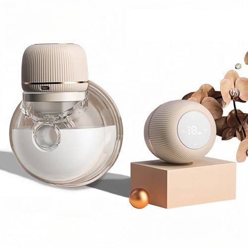 Tire-lait mains libres avec 4 modes 9 niveaux, tire-lait électrique mains libres pour la bouche de...