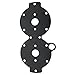 UanofCn 318358 Head Gasket and Water Jacket Gasket Sets for Johnson for Evinrude V4 88 HP-140HP Outboard 318335 Sierra 18-2956 18-2873