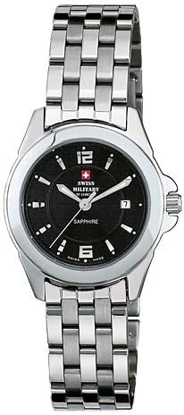 Montre homme Swiss Military bracelet acier inoxydable quartz analogique chic