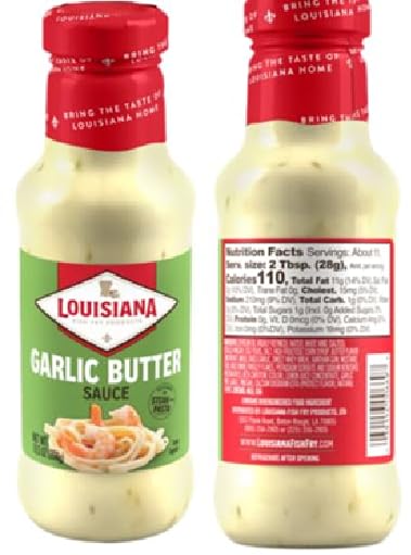 Garlic Butter Sauce delicious on steak and pasta (Pack Of 2 Bottles, 10.5 oz. each bottle)