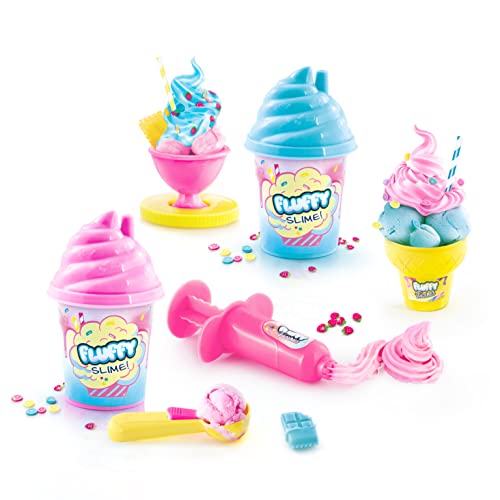 Canal Toys - So Slime DIY - Slime Fluffy Case for Children - DIY Scented Fluffy Slime Kit with Shakers Powders and Decorations - Storage Carry Case Creative Activity 6 Years Plus - SSC206