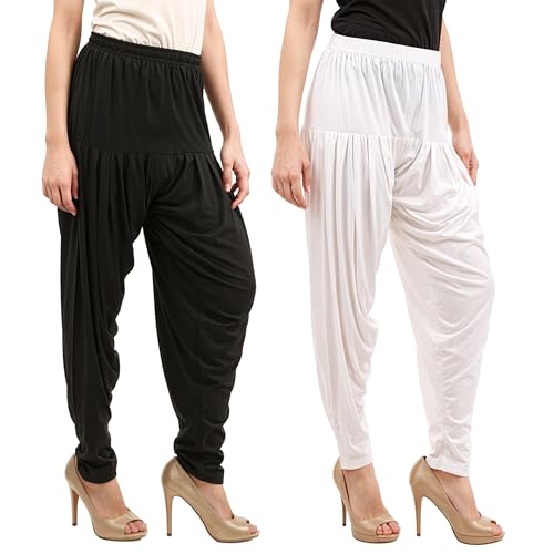 Image of Buy That Trendz Patiala Pant for Women Viscose Relaxed Fit Dhoti Patiyala Salwar Harem Style Bottom Pants