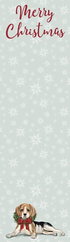 Primitives By Kathy Merry Christmas Beagle Magnetic Paper List Notepad