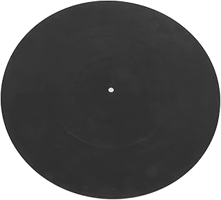 Turntable Platter Mat,12 Platter Anti Static Slipmat,Rubber Turntable Mat,Record Player Mat Helps Reduce Dust,Universal Turntable Slip Mat for All LP Record Players