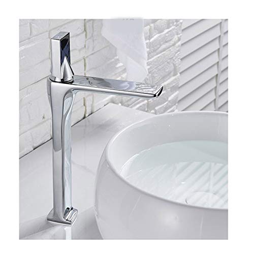 Robinet d'évier anti-fuite en laiton avec core de valve céramique pour eau chaude