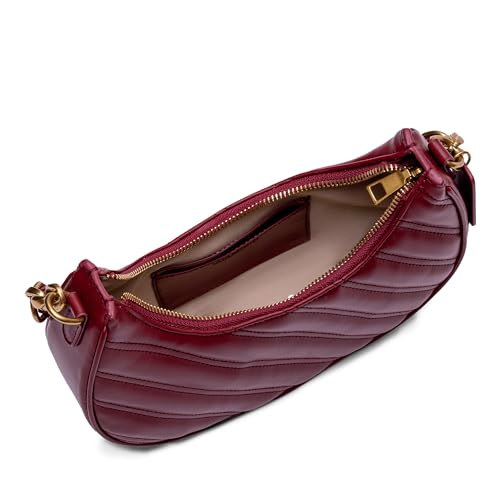 Image of Miraggio Betsy Quilted Stylish Shoulder Bag For Women | Half Moon Silhouette | Shoulder Handbags For Women