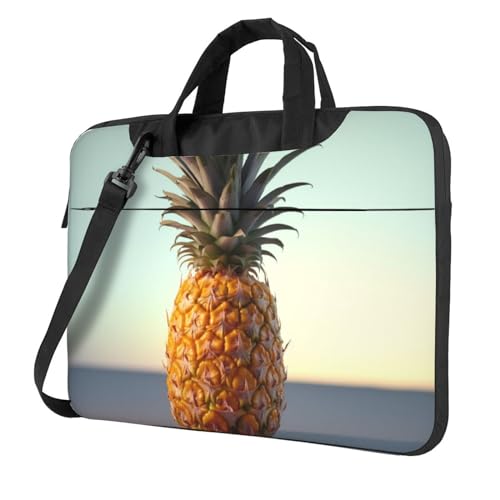 Bolso para portátil KHiry negro con diseño de piña miniatura 1