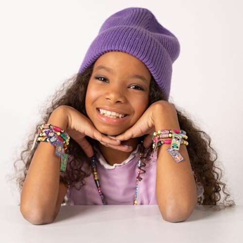 Sticki Rolls Sticki Bands, Portable & Separable Sticker Wristband, 70 Mini Stickers, Assorted Colours and Styles