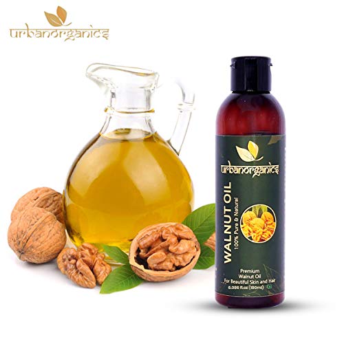 Image of VIRTUAL 100% Pure Walnut (Akhrot) Oil For Hair Growth, Skin Care, Cold Pressed Aromatherapy Natural Oil (180ml)