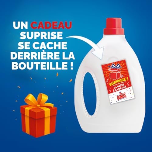 Lavage en profondeur pour peaux sensibles de Bonux I Lessive Liquide | Adaptée aux peaux sensibles | Nettoie en profonde