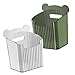 IMIKEYA 2pcs Box Kitchen Organizing Plastic Organizer Box Storage Bins Storage Baskets Vegetable Wall Holder Kitchen Basket Multipurpose Plastic Basket Hanging Basket Storage Box