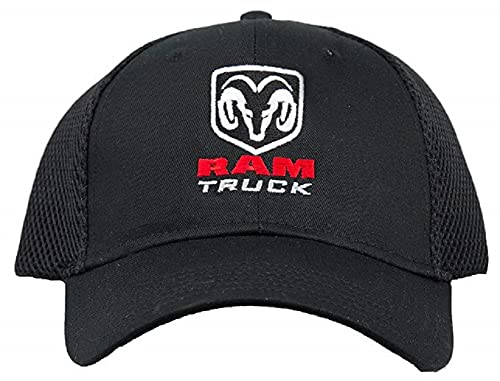 fitted hat dodge ram - Anything Ram Truck Black Mesh Hat
