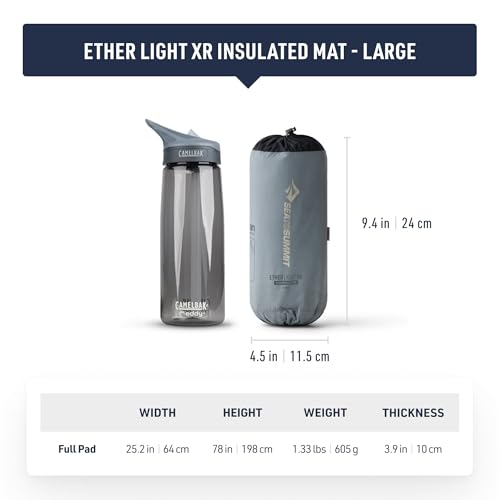 Image of Sea to Summit Ether Light XR Insulated Sleeping Pad, Tapered - Large (78 x 25 x 4 inches)
